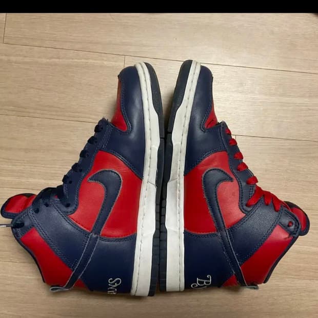 나이키 슈프림 sb 덩크 하이