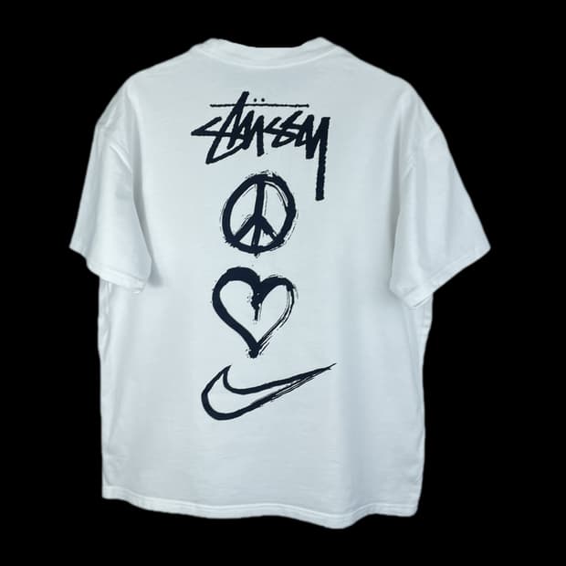 [XL] 나이키 X 스투시 NRG 러브 피스 반팔 티셔츠 아시아핏