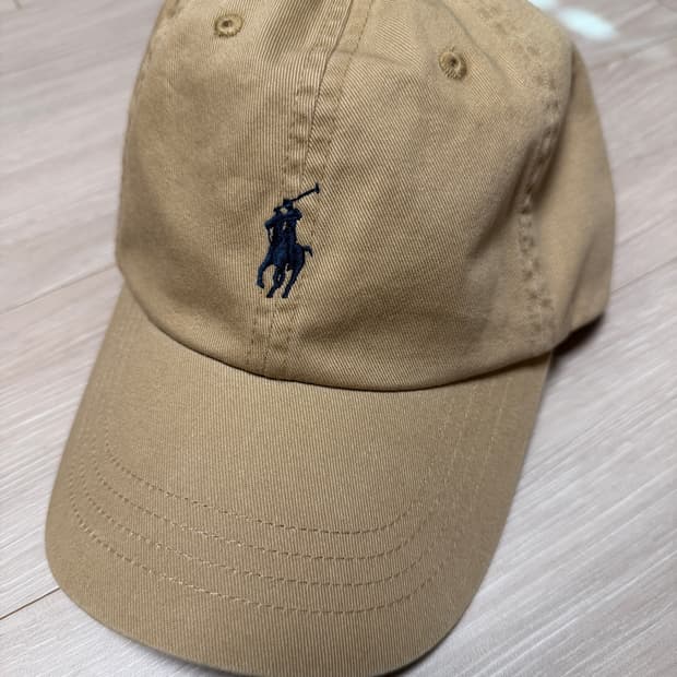 폴로 랄프로렌 베이지 볼캡