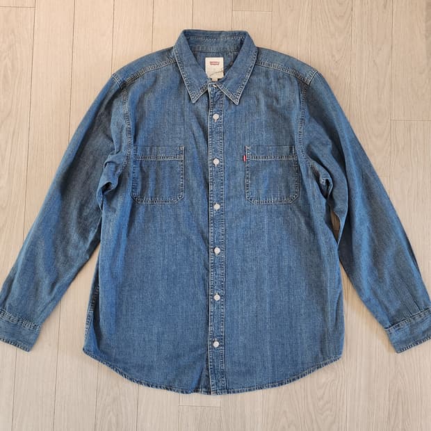 리바이스 데님 셔츠 ●표기사이즈 XL(90~105가능)