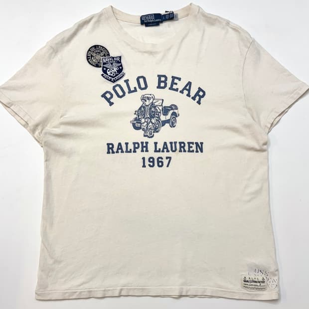 Polo 폴로 랄프 로렌 클래식 핏 폴로 베어 저지 반팔 티셔츠