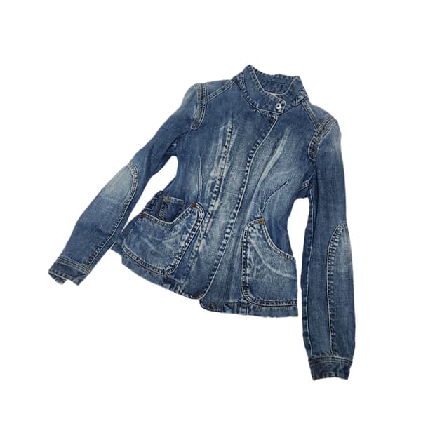 Y2k & punk mood denim jacket 펑크 청자켓