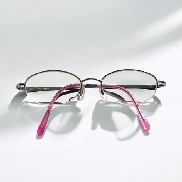 Courreges pink glasses
