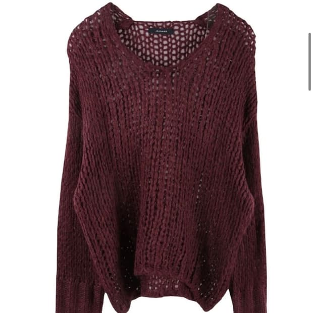 빈티지 버건디 니트