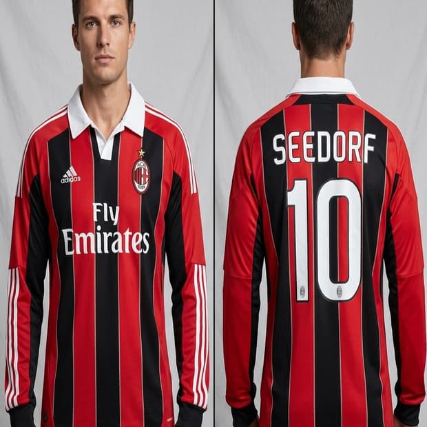 AC밀란 12-13 긴팔 세이도르프 셰도르프 긴팔 유니폼 롱슬리브