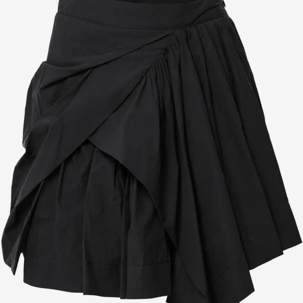 플레어업 스커트 draped layered skirt