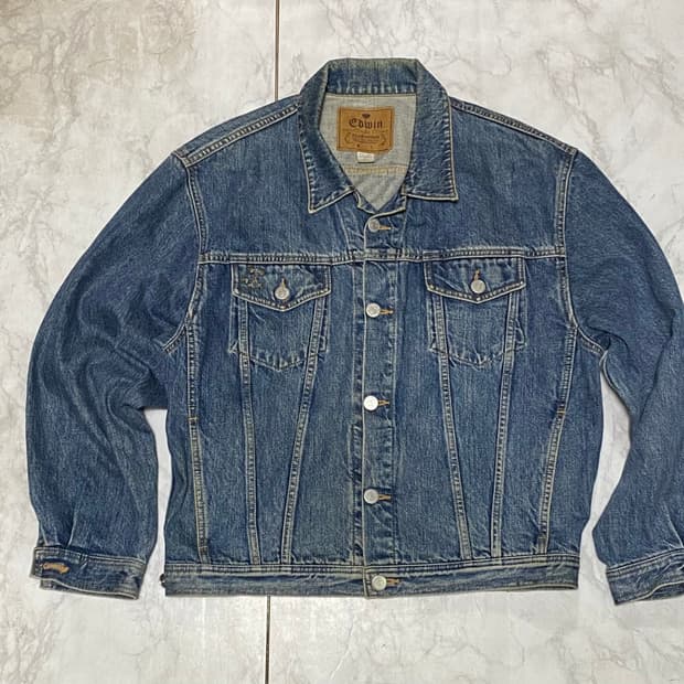 에드윈 빈티지 오버핏 찡 청자켓 105 ~ 110