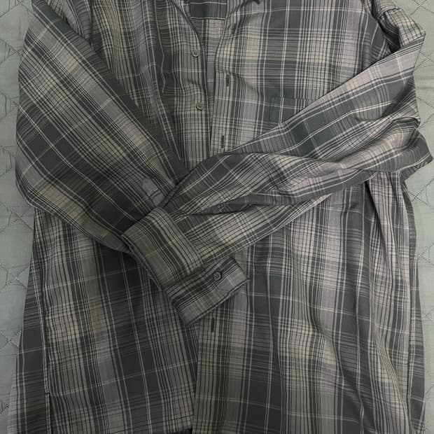 유니클로U 플란넬오버사이즈체크셔츠