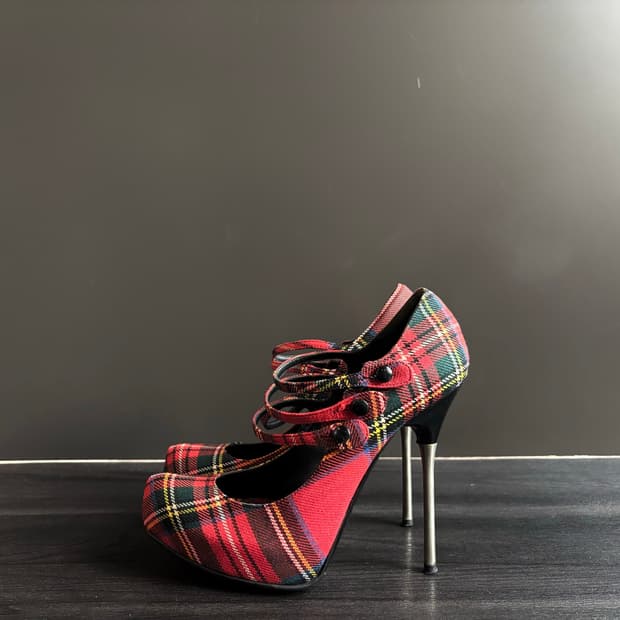 Dsquared2 FW08 Tartan High Heels