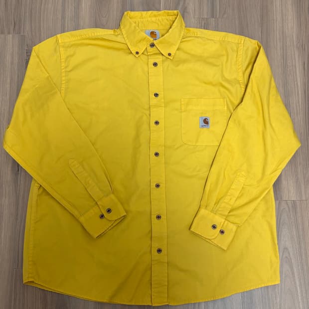 칼하트 셔츠 L 옐로우