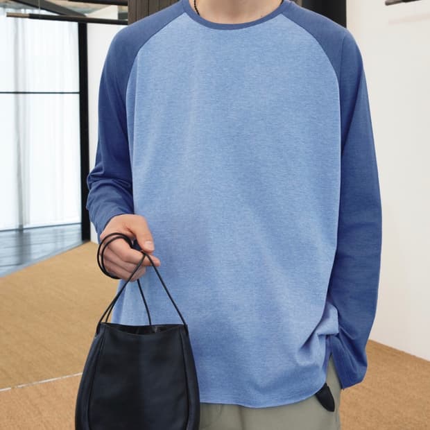 유스 컷오프 래글런 티셔츠 교환 s -> xs youth raglan