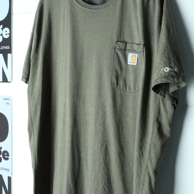 (2XL-3XL) 칼하트 반팔 티셔츠 USA 썬페이딩 유행-H35991