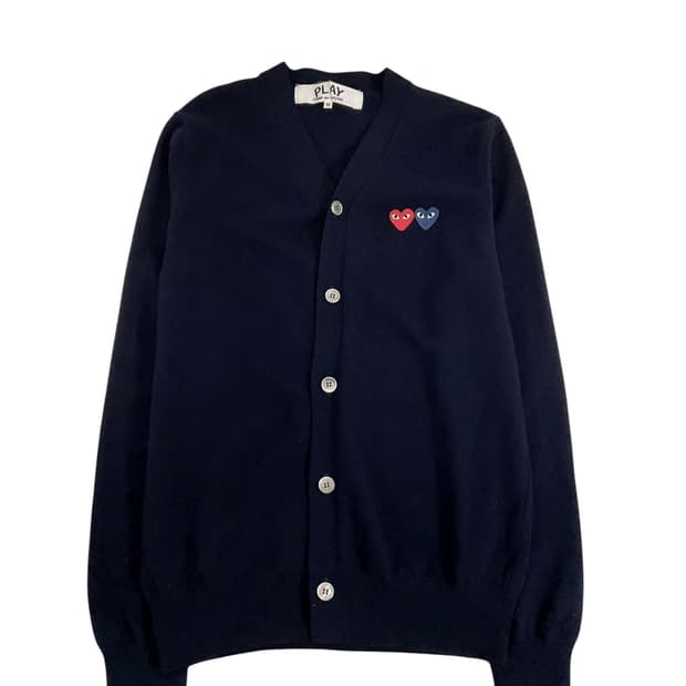 꼼데가르송 더블와펜 가디건 m