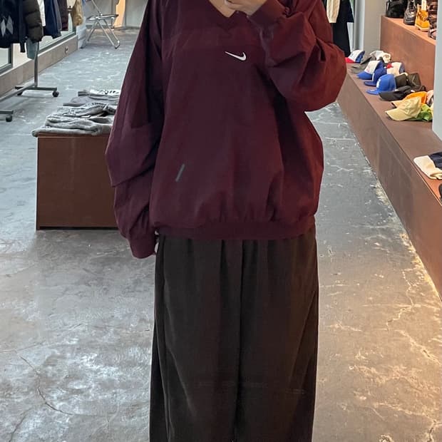 나이키 버건디 웜업 H960