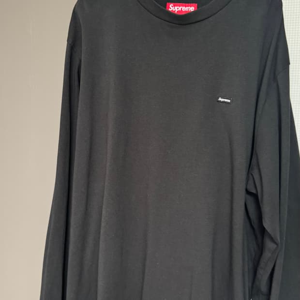 슈프림 스몰 박스 롱슬리브 티셔츠 블랙 - 24SS