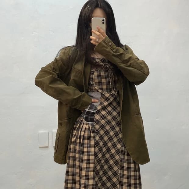 [9254]Diesel khaki blazer#