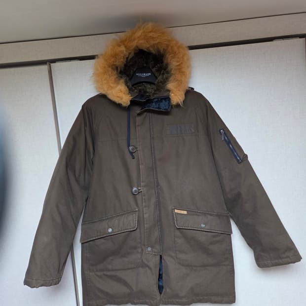 [정품]리트머스 남성 파카 카키 100