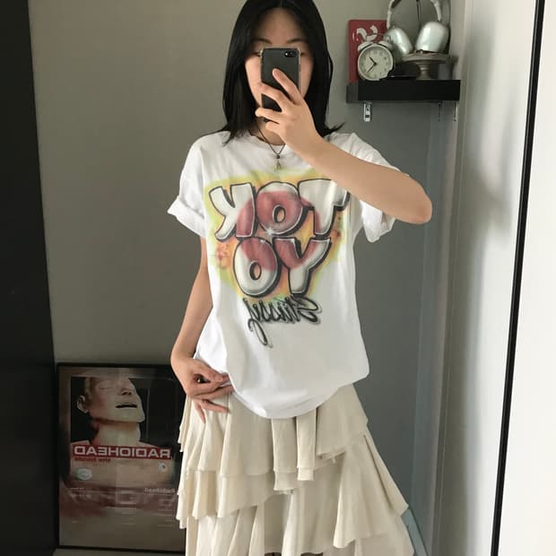 스투시 00년대 올드스쿨 도쿄 한정판 반팔티