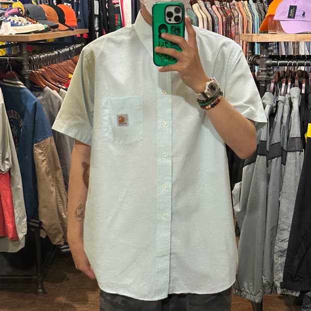 [HI] 칼하트 반팔셔츠 스카이블루