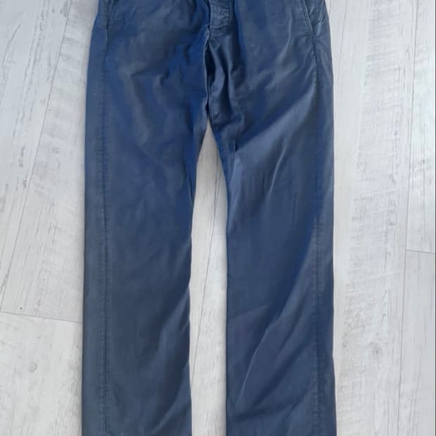 RRL 오피서 치노 팬츠 네이비 블루 32 32