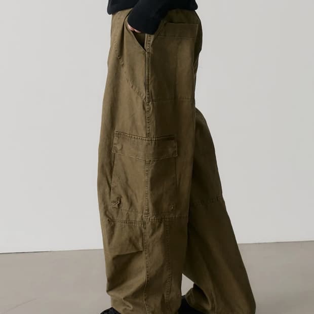 노운 워시드 카고팬츠 새상품