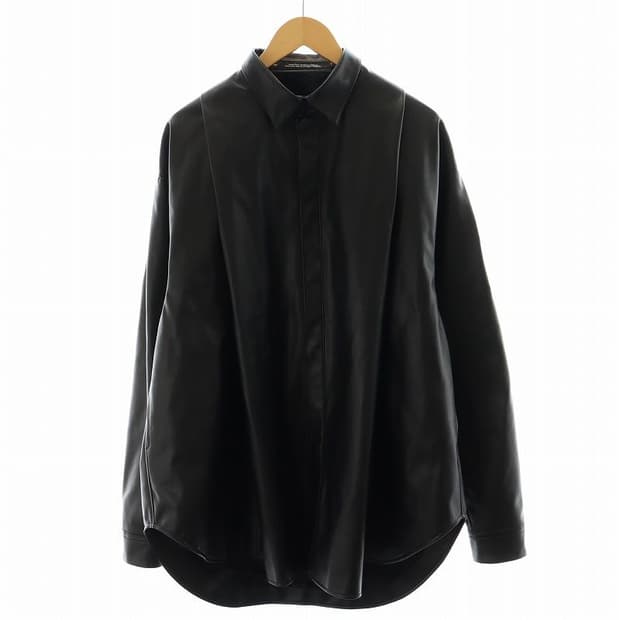 23SS 율리우스 신세틱 레더 셔츠