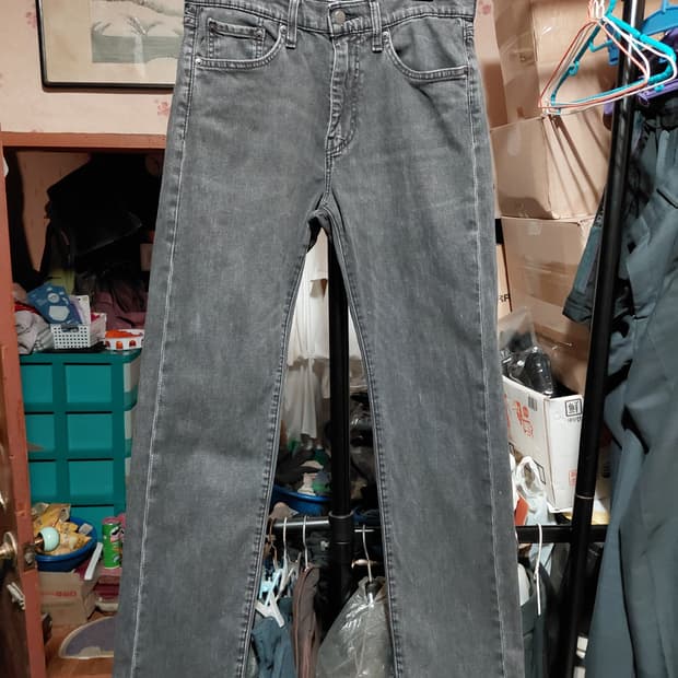 [리바이스505]프리미엄 레귤러핏 흑청 쿨진 30사이즈 