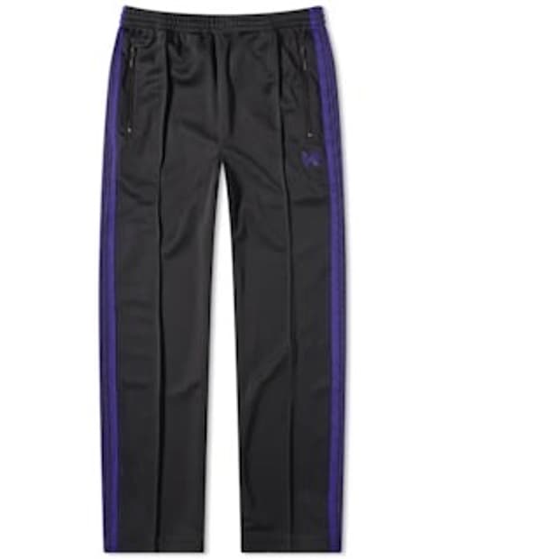 (M) 니들스 내로우 트랙팬츠 차콜(검정) 퍼플