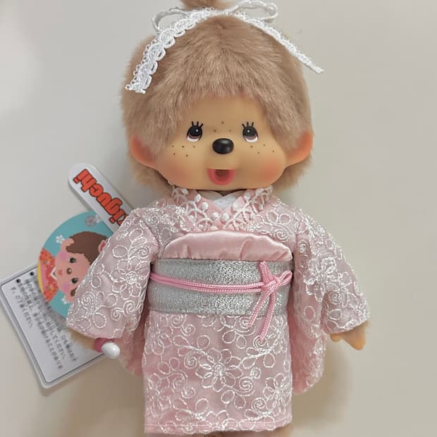 레어템 기모노 몬치치 밀크브라운