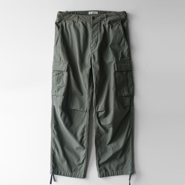 아워셀브스 Washed Cotton Field Pants Olive 1