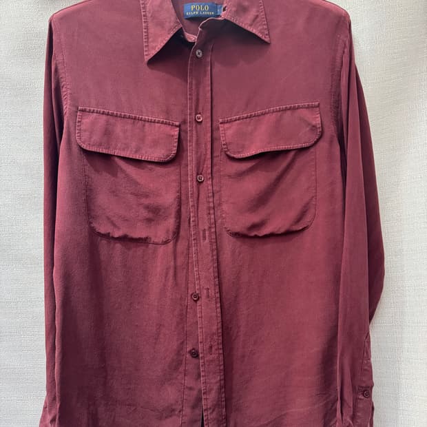 폴로랄프로렌 실크100% 워크셔츠 2(S)