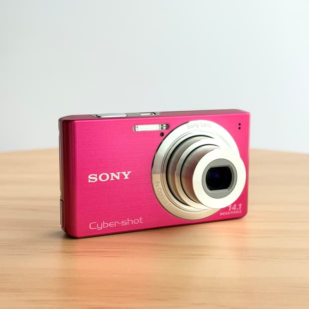상태 굿👍소니 사이버 샷 DSC-W610 핫핑크 디카 ⭐