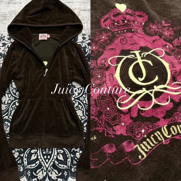Juicy Couture velvet hoodie