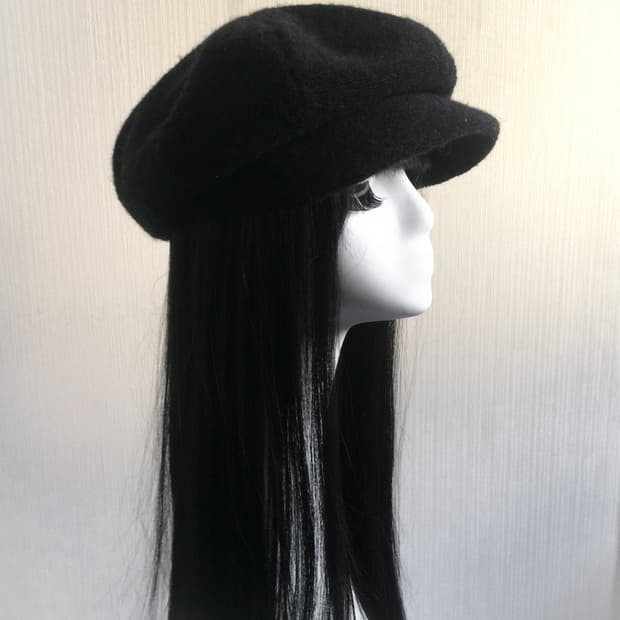  Woolen newsboy cap
