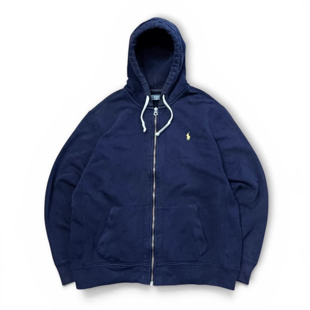 폴로 랄프로렌 네이비 포니 후드집업 