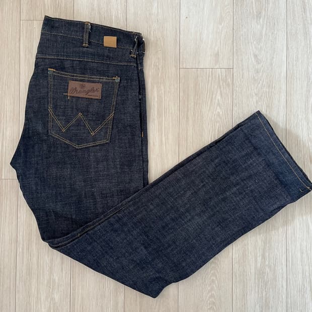 랭글러 wrangler 셀비지데님 테이퍼드핏