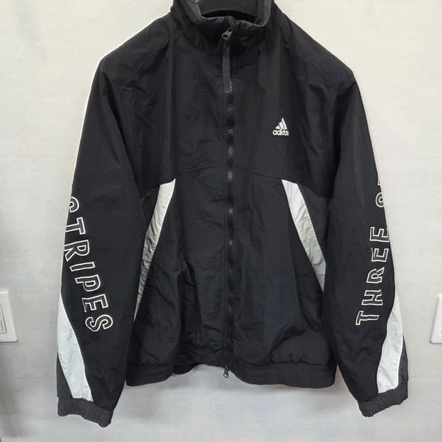 아디다스 워딩 우븐 투웨이 자켓 m 오버핏 