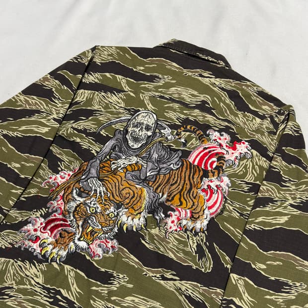 XL 와코마리아 팀리하이 정글퍼티그 카모 자켓