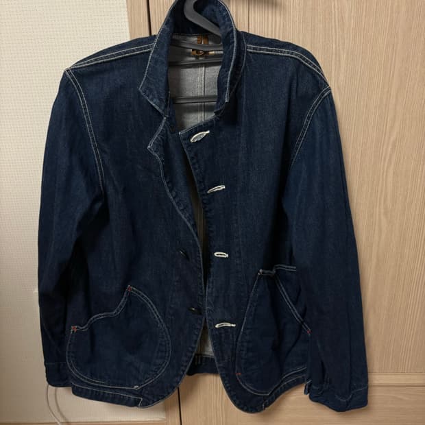 캐피탈 11.5온즈 데님 & 8온즈 데님 애플 맨 커버롤 인디고