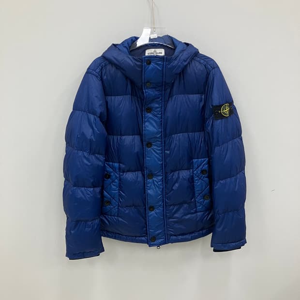 스톤아일랜드 30주년 가먼트 다잉 다운 패딩 90