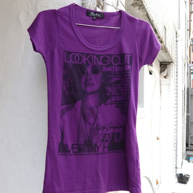 VINTAGE PURPLE T 