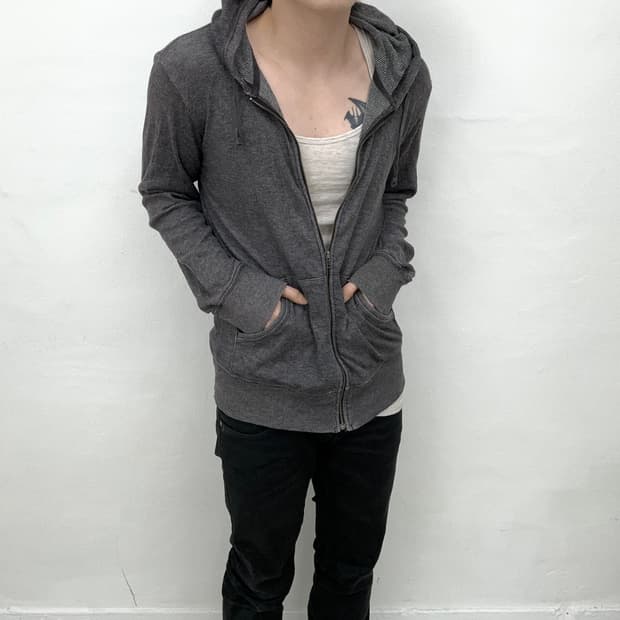 Chacoal coduroy hood zip