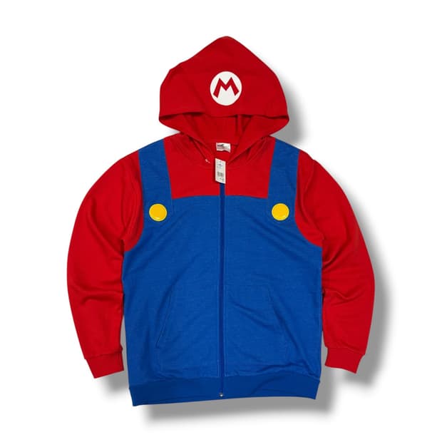 유니버셜스튜디오 제팬 슈퍼마리오 후드 집업 (새상품) (L)  