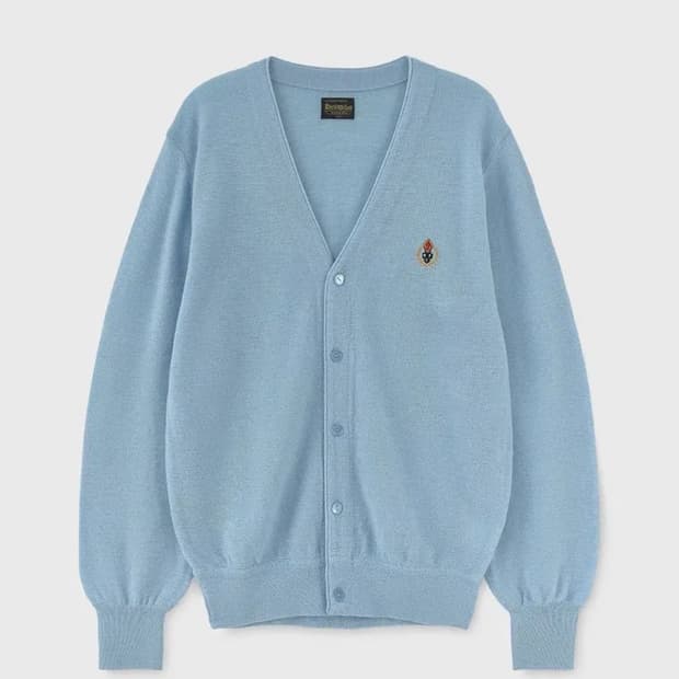 헤리티지플로스 가디건 스카이블루 s