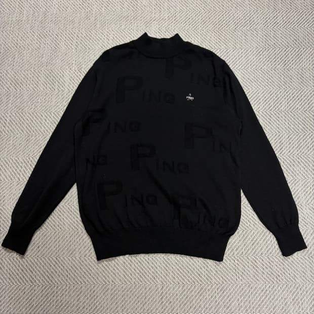 (100)핑 골프 반폴라 니트티