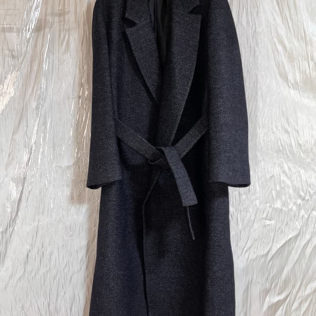 Coket 코켓 울 트윌 벨티드 코트