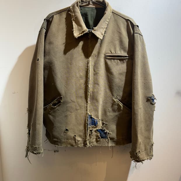 빈티지 패치 워크자켓