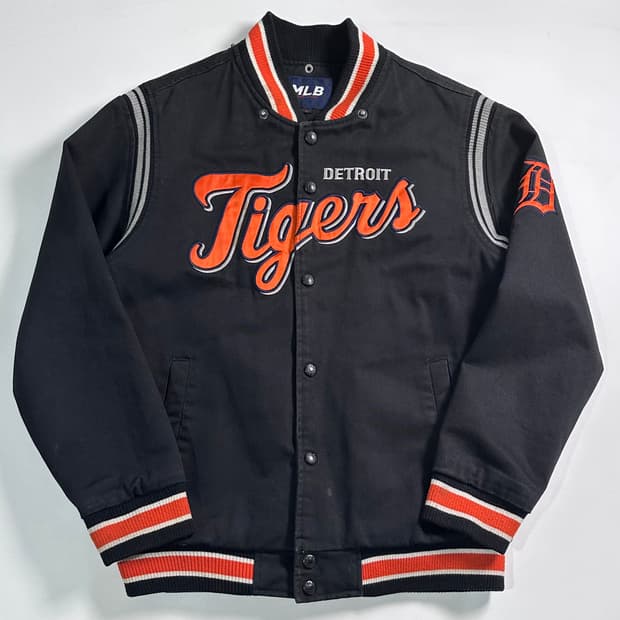 MLB 디트로이드 코튼 블루종 자켓  