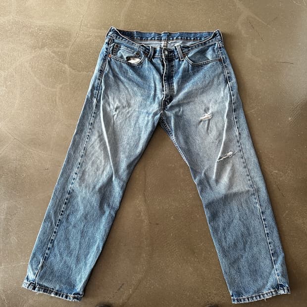 Levis 505 Regular Fit Denim 35-36