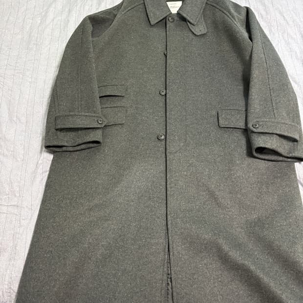 비슬로우 캐시미어 오버사이즈 발마칸 코트 xl